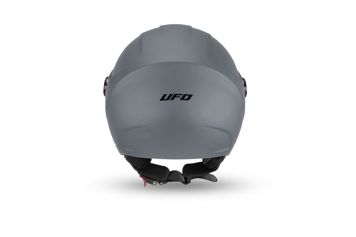 Nixie demijet helmet gray in Polycarbonate - Helmets - HE13005-E - Ufo Plast