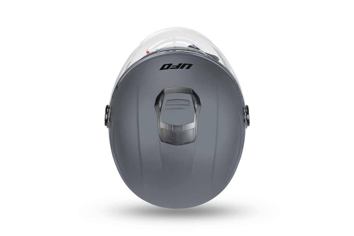 Nixie demijet helmet gray in Polycarbonate - Helmets - HE13005-E - Ufo Plast