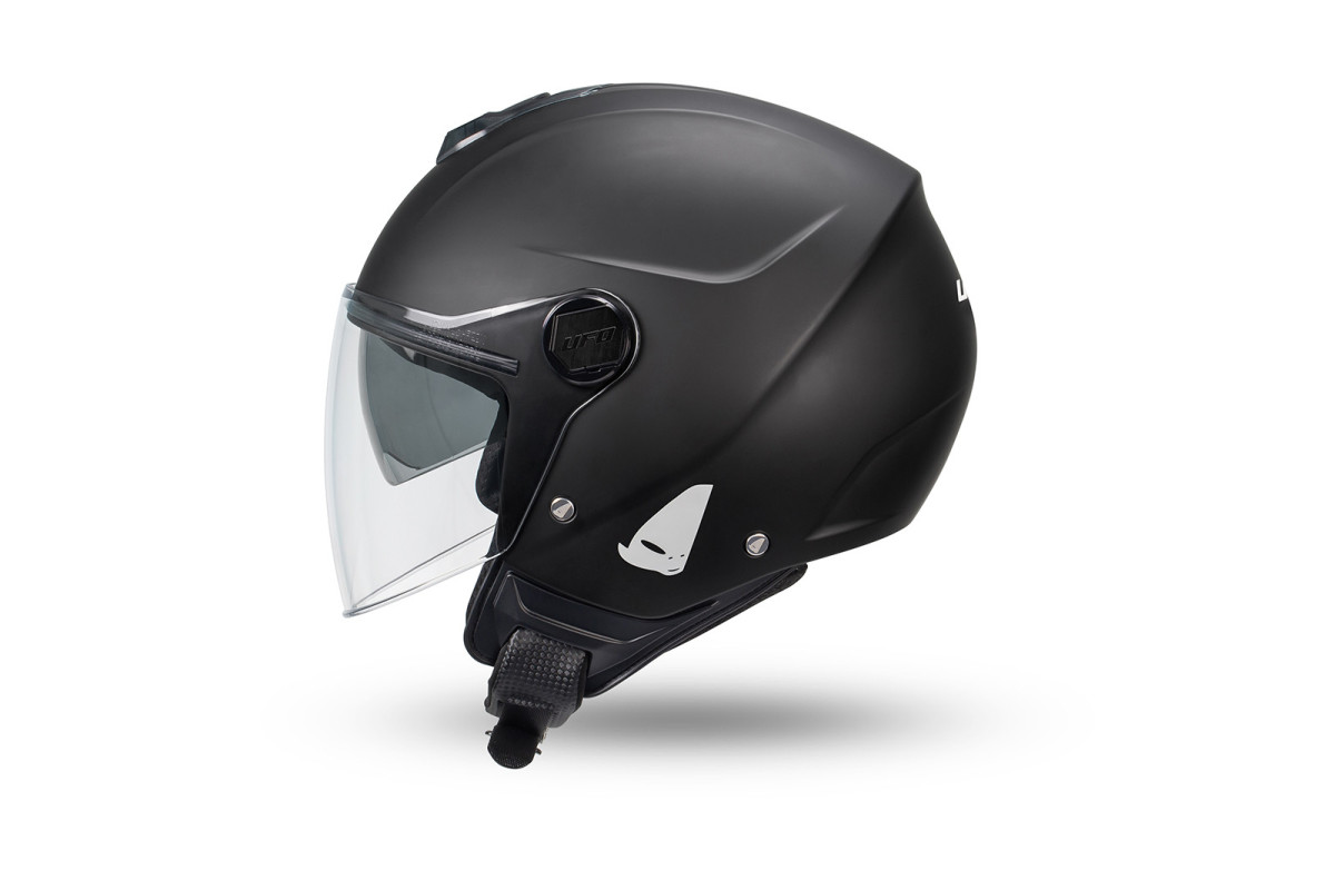 Nixie demijet helmet black in Polycarbonate - Helmets - HE13005-K - Ufo Plast