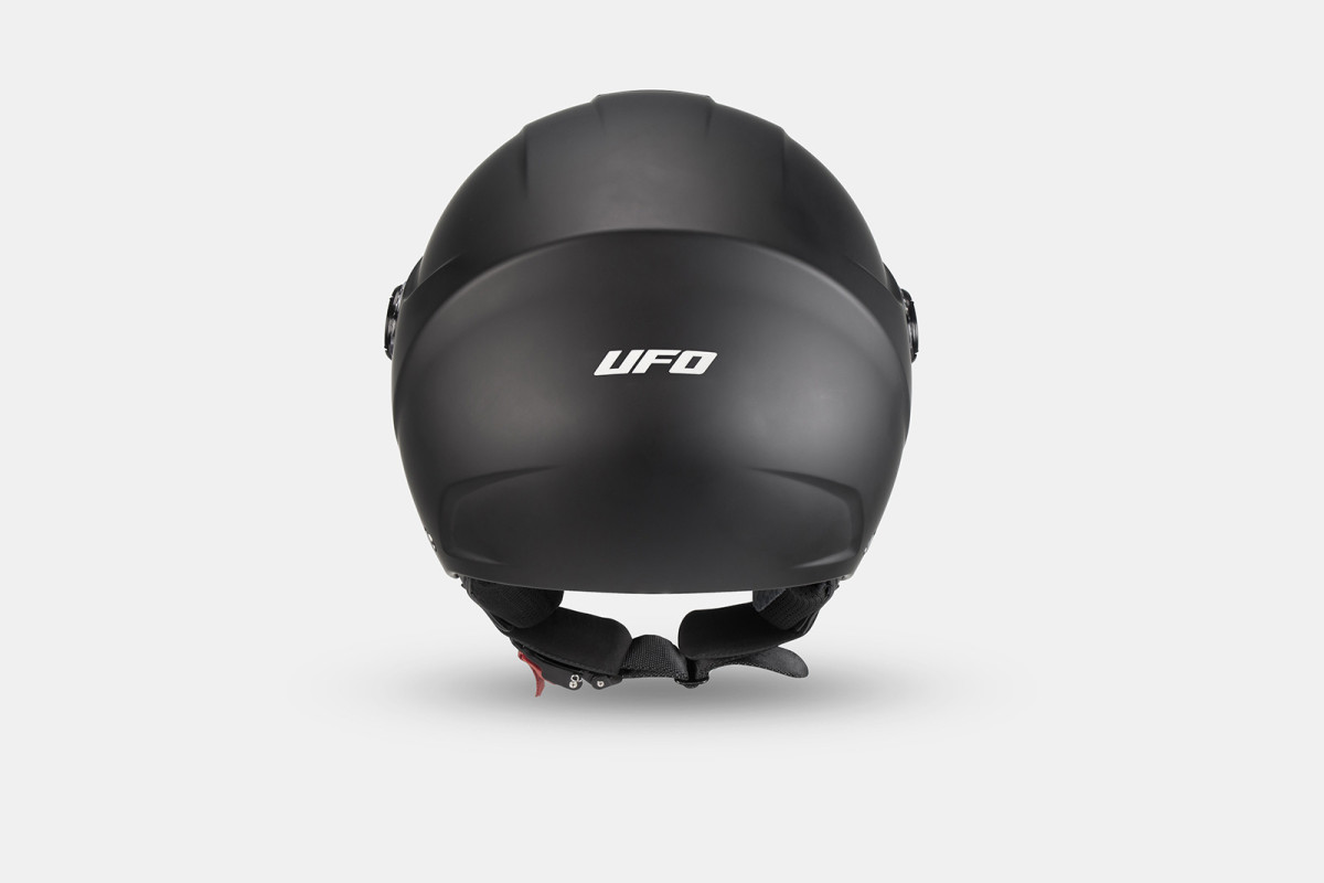 Nixie demijet helmet black in Polycarbonate - Helmets - HE13005-K - Ufo Plast