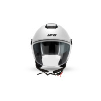 Nixie demijet helmet white in Polycarbonate - Helmets - HE13005-W - Ufo Plast