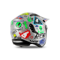 Sheratan cross jet helmet silver - Ufo Plast