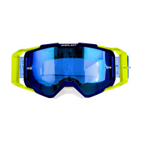 Motocross goggles Core 2.0 blue and neon yellow - Goggles - GO13004-CD - Ufo Plast