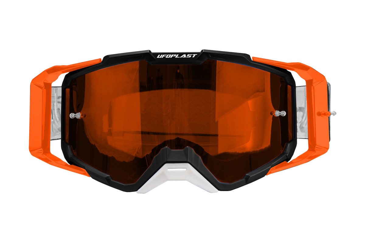 Motocross goggles Core 2.0 black and neon orange - Goggles - GO13004-KF - Ufo Plast