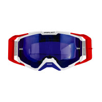 Motocross goggles Core 2.0 white and red - Goggles - GO13004-WB - Ufo Plast Motocross goggles Core 2.0 white and red - Goggles - GO13004-WB - Ufo Plast