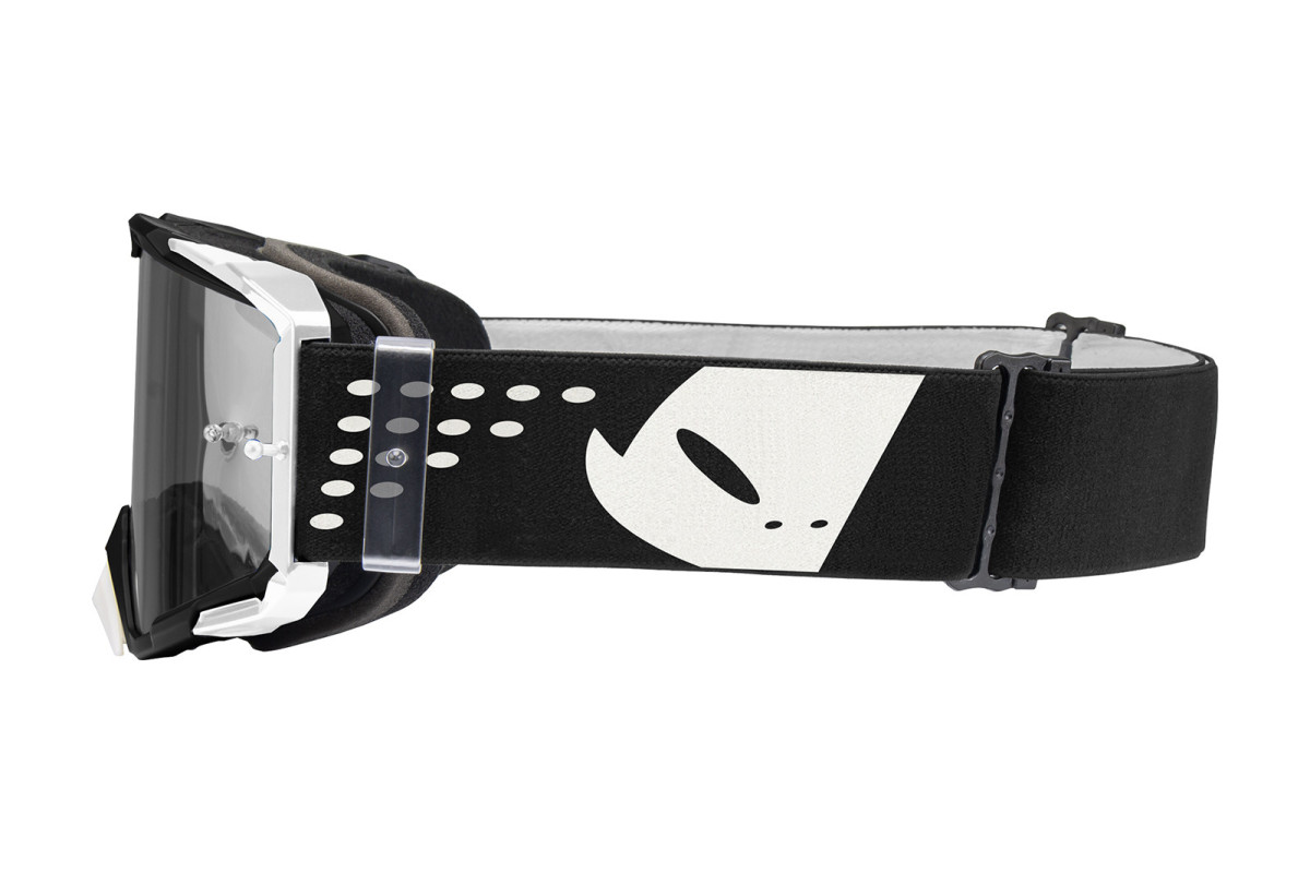 Occhiali motocross Core nero e bianco - ADULTO - GO13003-KW - Ufo Plast