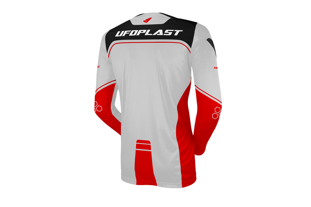 Ares Motocross Jersey Grey - CLOTHING - JE13004-EB - Ufo Plast