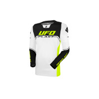 Ares Motocross Jersey white and black - CLOTHING - JE13004-WK - Ufo Plast