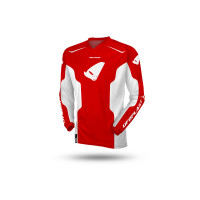 Maglia motocross Oblivion rosso e bianco - ABBIGLIAMENTO - JE13005-BW - Ufo Plast