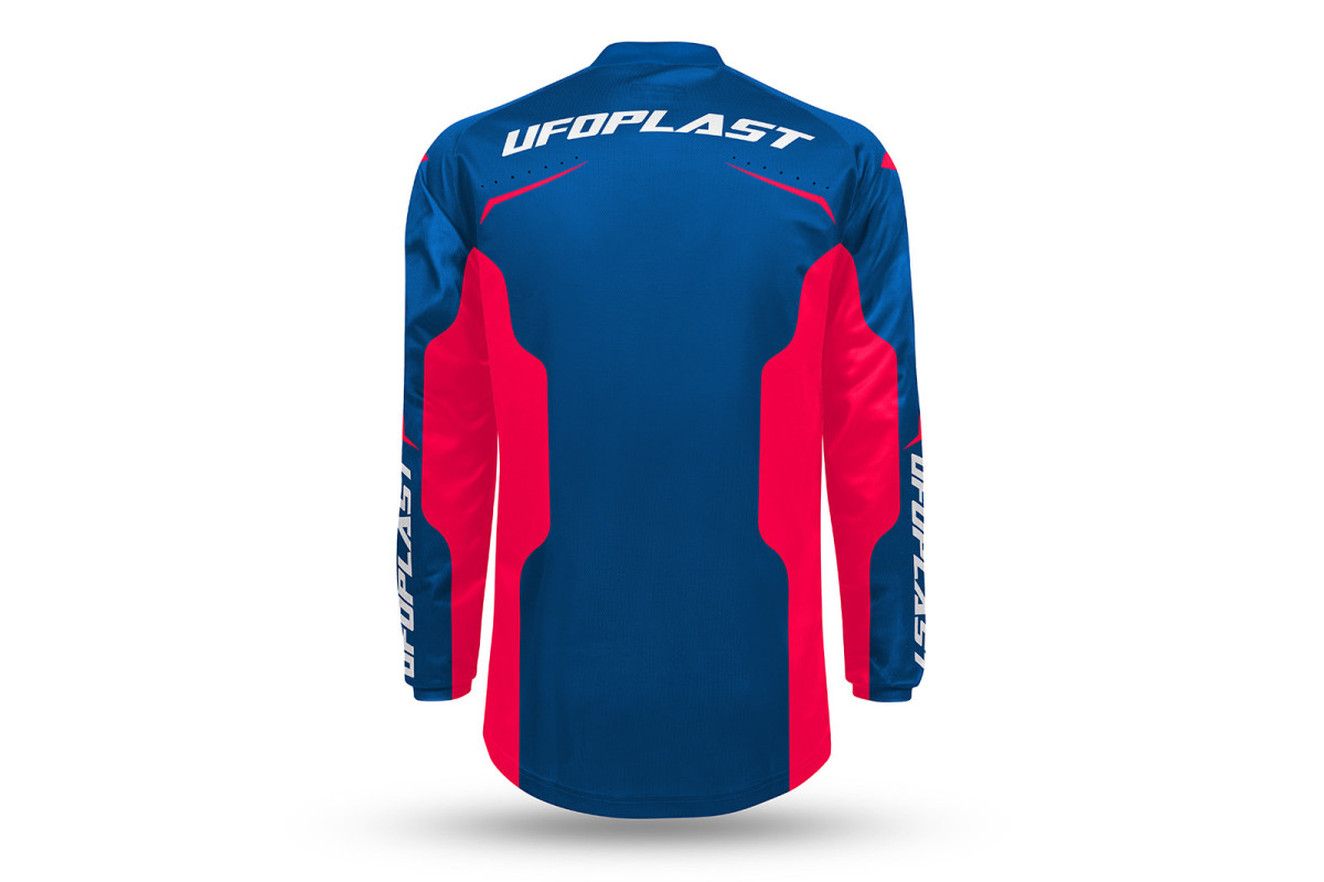 Maglia motocross Oblivion blu e rosso - ABBIGLIAMENTO - JE13005-CB - Ufo Plast