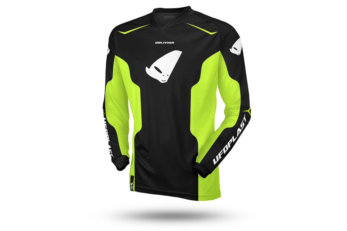 Maglia Motocross Oblivion nero e giallo - ABBIGLIAMENTO - JE13005-KD - Ufo Plast