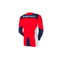 Maglia motocross Ares rossa e blu da bambino - ABBIGLIAMENTO - JE13007-BC - Ufo Plast Maglia motocross Ares rossa e blu da bambino - ABBIGLIAMENTO - JE13007-BC - Ufo Plast