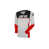 Maglia motocross Ares grigio e rosso da bambino - ABBIGLIAMENTO - JE13007-EB - Ufo Plast Maglia motocross Ares grigio e rosso da bambino - ABBIGLIAMENTO - JE13007-EB - Ufo Plast