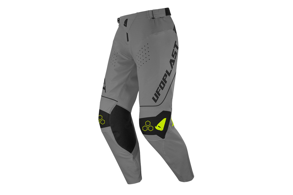 Pantaloni Motocross Ares grigio e nero - ABBIGLIAMENTO - PX13004-EK - Ufo Plast