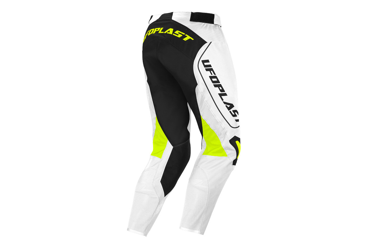 Pantaloni Motocross Ares bianco e nero - ABBIGLIAMENTO - PX13004-WK - Ufo Plast