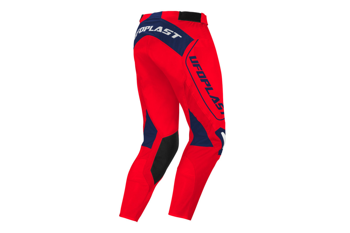 Pantaloni Motocross Ares da bambino rosso e blu - ABBIGLIAMENTO - PX13007-BC - Ufo Plast