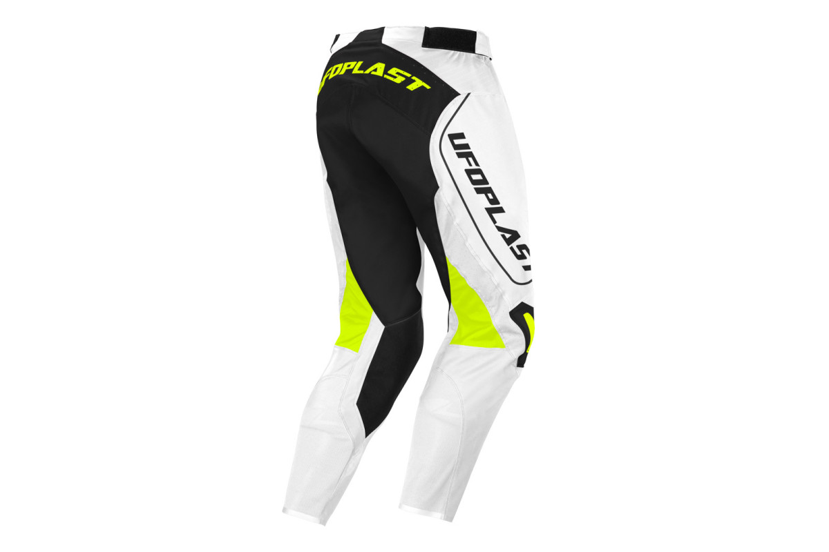 Motocross Ares pants for kids white and black - CLOTHING - PX13007-WK - Ufo Plast