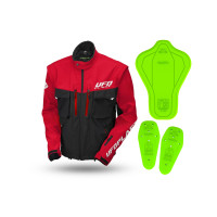 Giacca Enduro Taiga con protezioni incluse rossa - Giacche - JA13002-KB - Ufo Plast Giacca Enduro Taiga con protezioni incluse rossa - Giacche - JA13002-KB - Ufo Plast