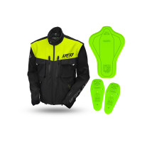 Giacca Enduro Taiga con protezioni incluse giallo fluo - Giacche - JA13002-KD - Ufo Plast