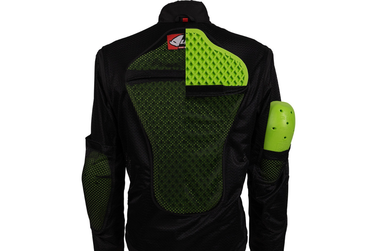 Giacca Enduro Taiga con protezioni incluse giallo fluo - Giacche - JA13002-KD - Ufo Plast