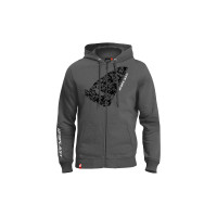 Gray Hooded Sweatshirt - Sweatshirts - MG04552 - Ufo Plast