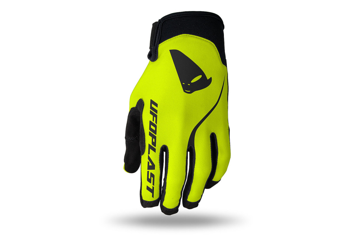 Guanti motocross Skyline da bambino giallo fluo - Guanti - GL13004-D - Ufo Plast
