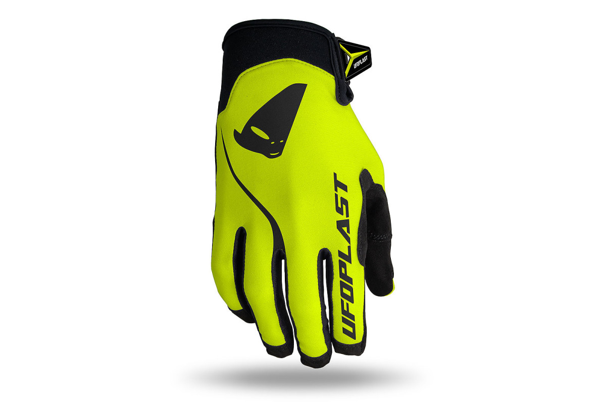 Guanti motocross Skyline da bambino giallo fluo - Guanti - GL13004-D - Ufo Plast
