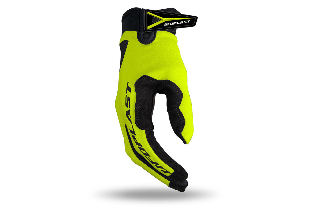 Guanti motocross Skyline da bambino giallo fluo - Guanti - GL13004-D - Ufo Plast