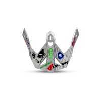 Peak for HE13002 silver - Helmet spare parts - HR246-S - Ufo Plast