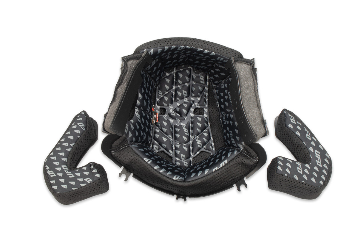 Cuffia e guanciali per Nixie HE13005 - Ricambi per caschi - HR255 - Ufo Plast