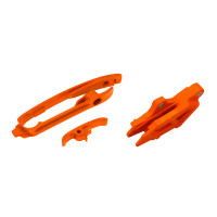 Chain Guide + Swingarm Chain Slider orange for Gas Gas / Ktm / Husq... Chain Guide + Swingarm Chain Slider orange for Gas Gas / Ktm / Husq...
