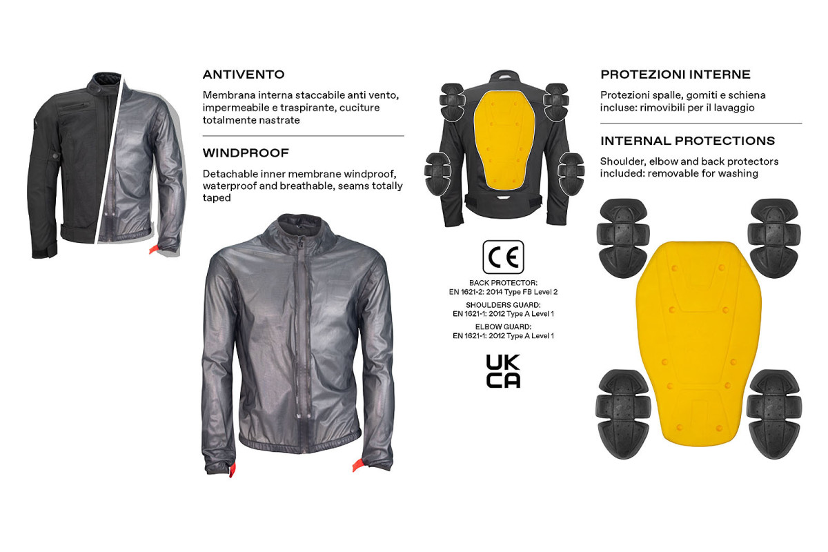 Giacca urban da uomo Acron con soft shell - JA13004-K