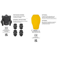 Giacca urban da uomo Sirles con protezioni interne - Giacche - JA13006 - Ufo Plast