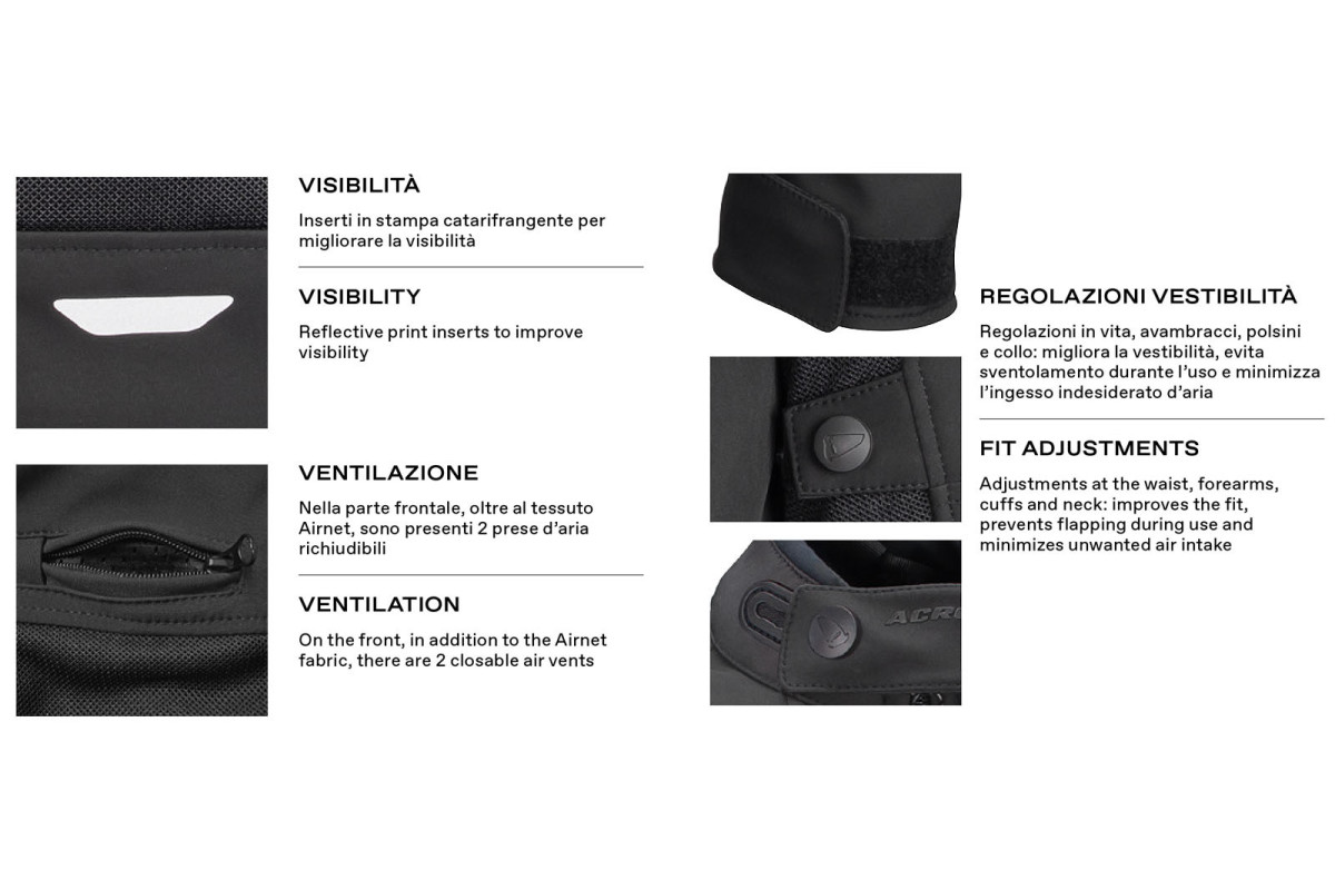 Giacca urban da uomo Sirles con protezioni interne - Giacche - JA13006 - Ufo Plast