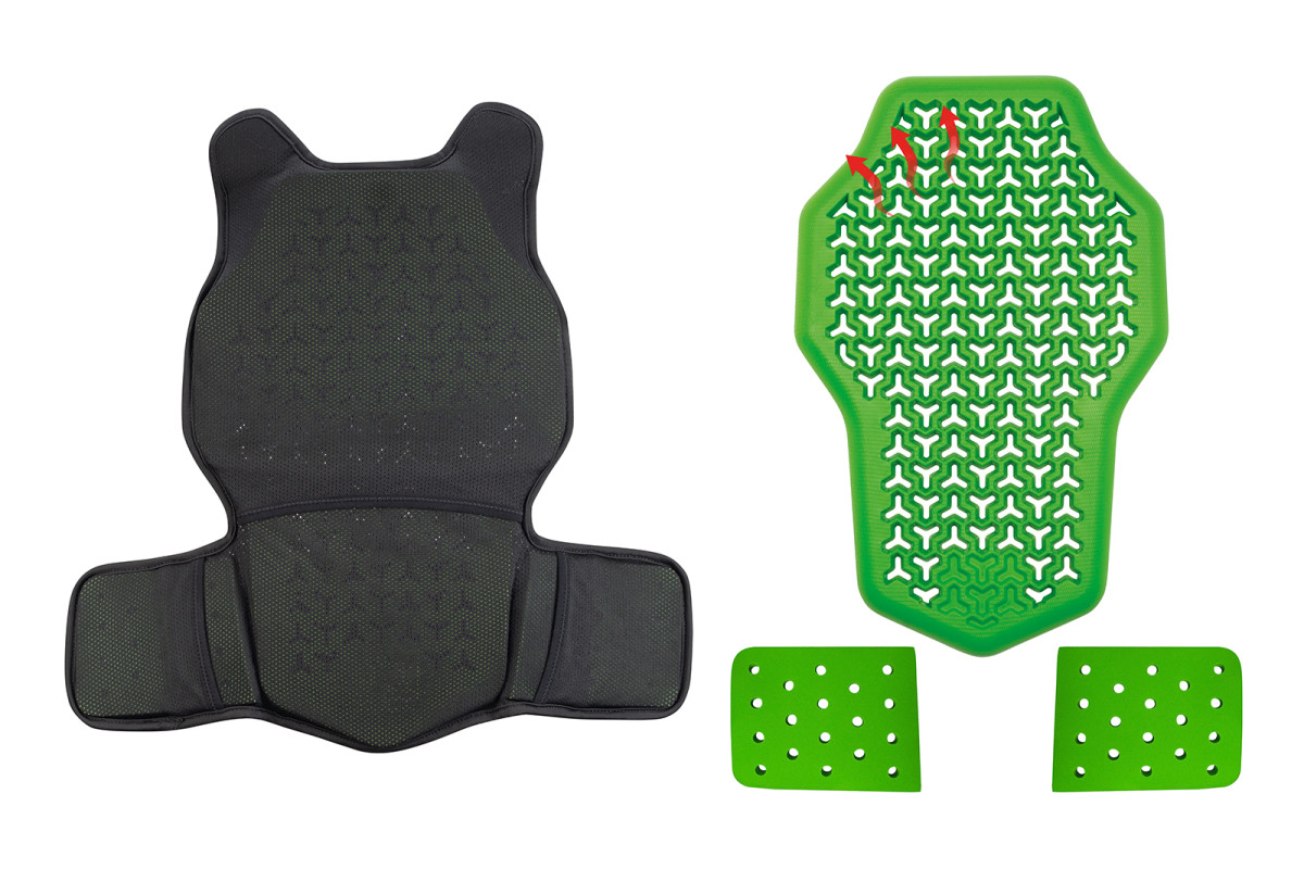 Pettorina Motocross Zonis light nera - PROTEZIONI - BP15004-K - Ufo Plast