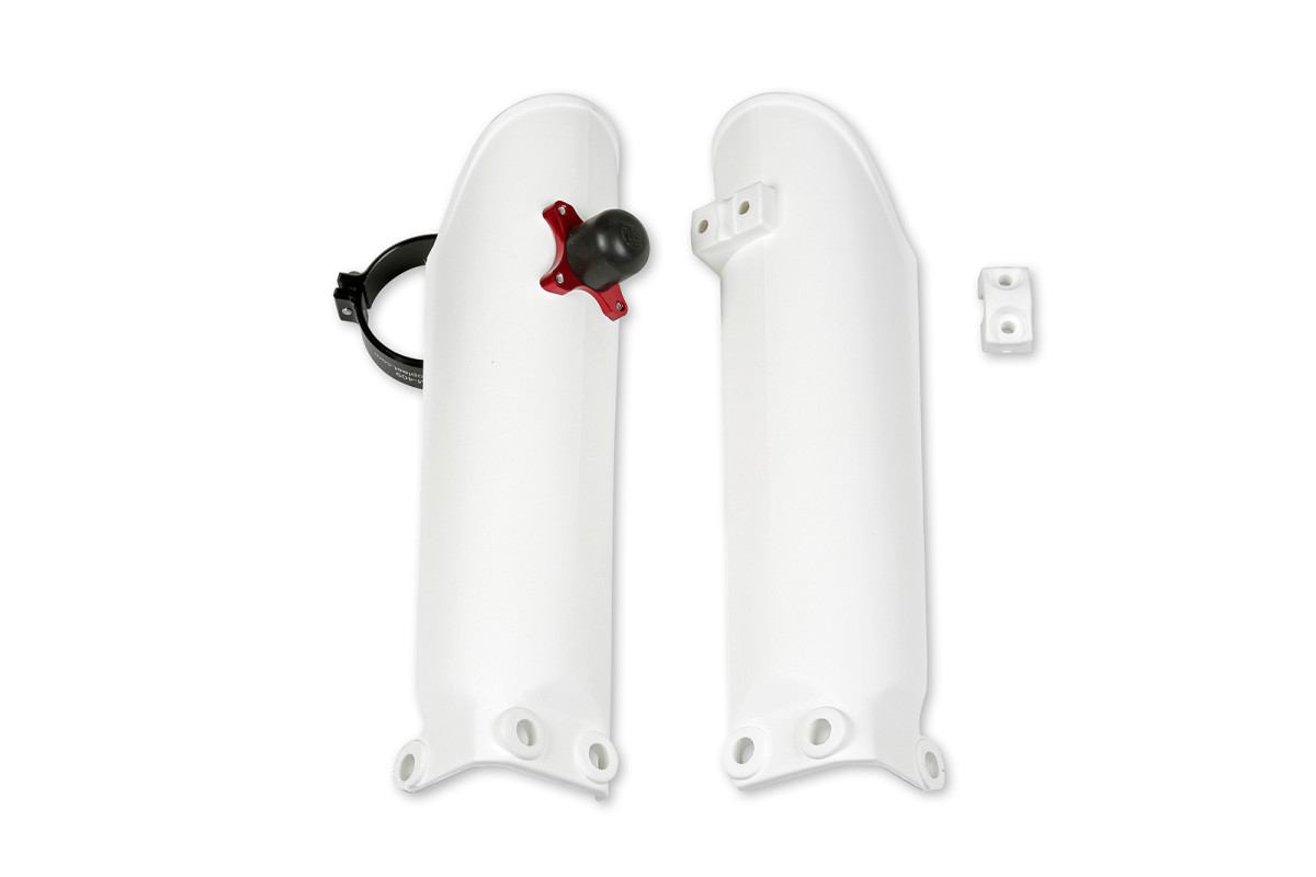 Fork Slider Protector + Quick Starter white - Ufo Plast