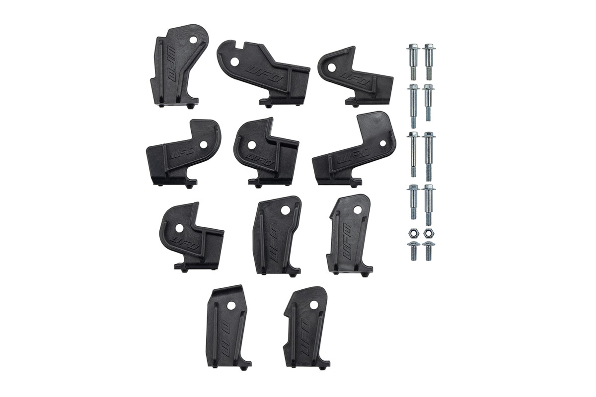 Kit di montaggio alle leve nero per paramani Flame - Ufo Plast