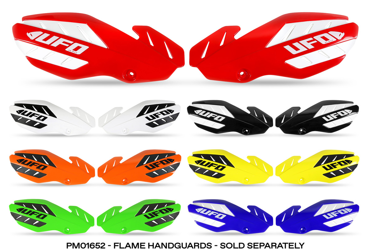 Kit di montaggio alle leve nero per paramani Flame - Ufo Plast