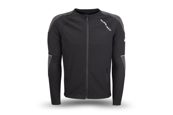 Yuga jacket with internal PU protectors and Kevlar reinforcements on shoulders and elbows - Ufo Plast BS13007-K