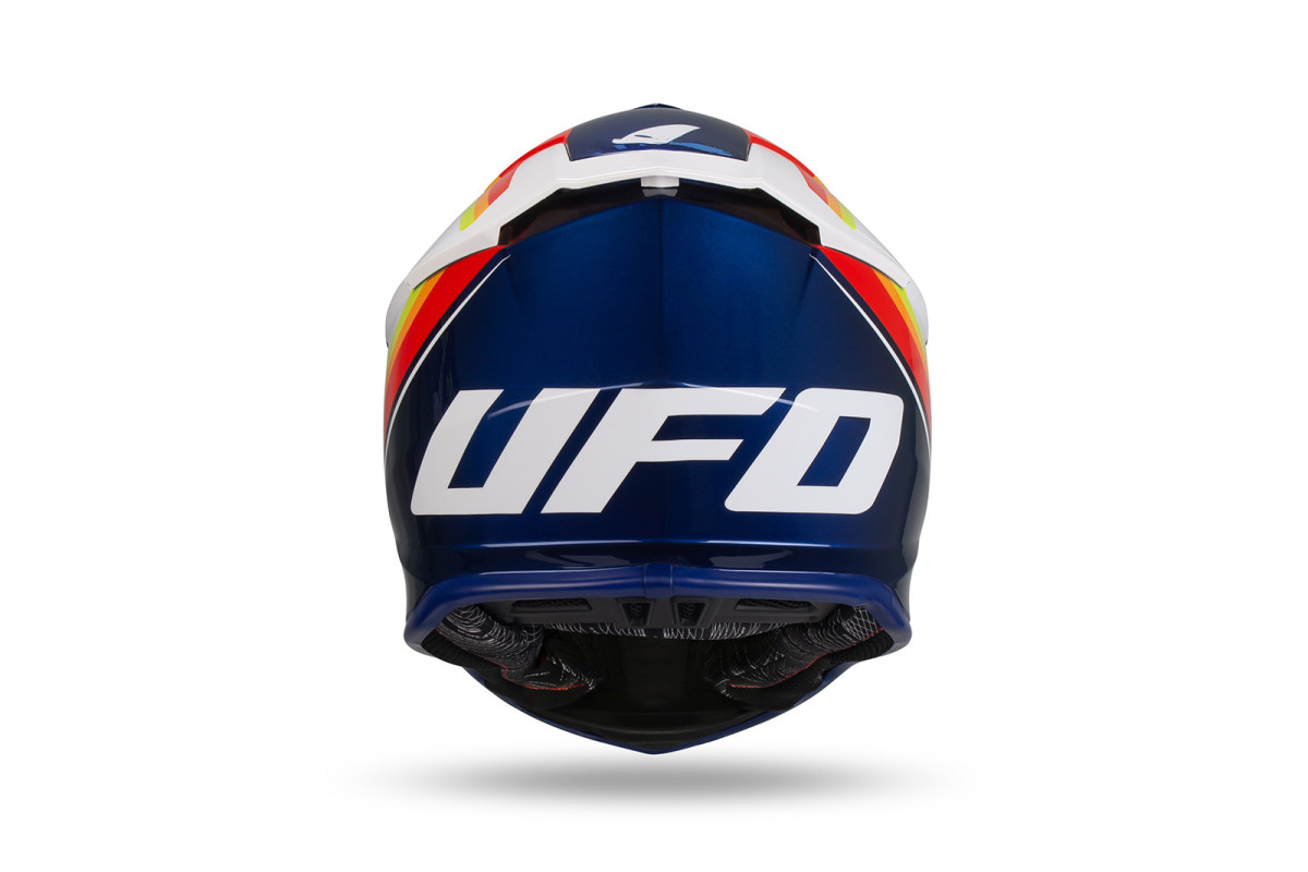 Intrepid Motocross Helmet blue, white, neon yellow, red - Helmets - HE13401-DC - Ufo Plast