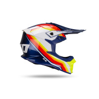 Casco Motocross Intrepid blu, bianco, giallo fluo, rosso - Caschi - HE13401-DC - Ufo Plast
