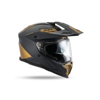 Cosmos Tourer Crossover helmet dark grey bronze - Helmets - HE13006-KG - Ufo Plast