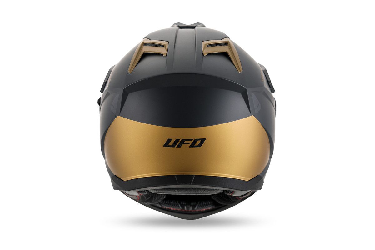 Cosmos Tourer Crossover helmet dark grey bronze - Helmets - HE13006-KG - Ufo Plast