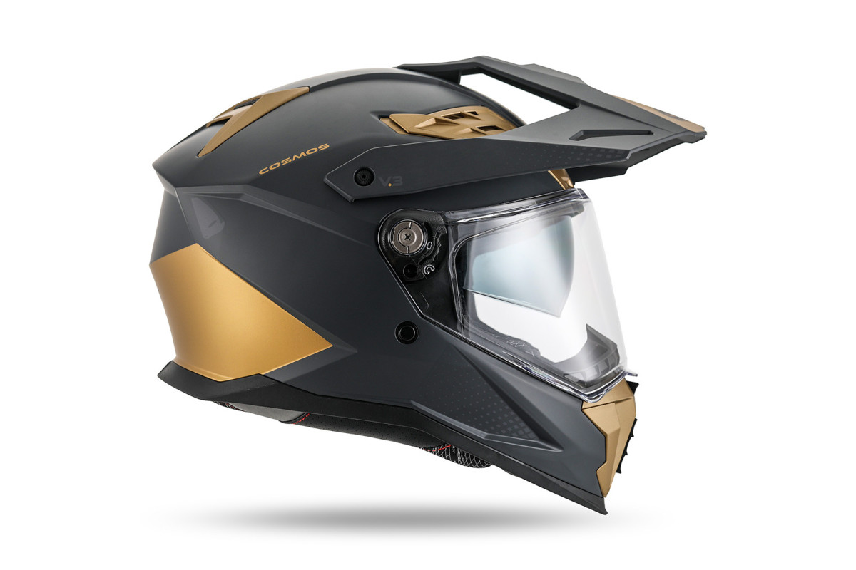Cosmos Tourer Crossover helmet dark grey bronze - Helmets - HE13006-KG - Ufo Plast