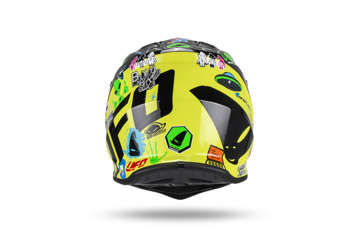 Motocross helmet for kids Korey yellow and black - Helmets - HE13600-DU - Ufo Plast