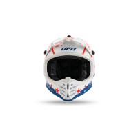 Casco motocross da bambino Korey, bianco e blu - Caschi - HE13600-CW - Ufo Plast