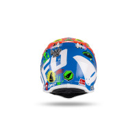 Motocross helmet for kids Korey yellow, red and blue - Helmets - HE13600-BU - Ufo Plast