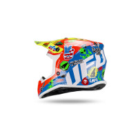 Motocross helmet for kids Korey yellow, red and blue - Helmets - HE13600-BU - Ufo Plast