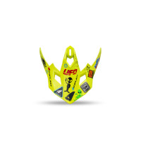 Peek for kids motocross helmet Korey HE13600, yellow and black - Helmet spare parts - HR240-DU - Ufo Plast
