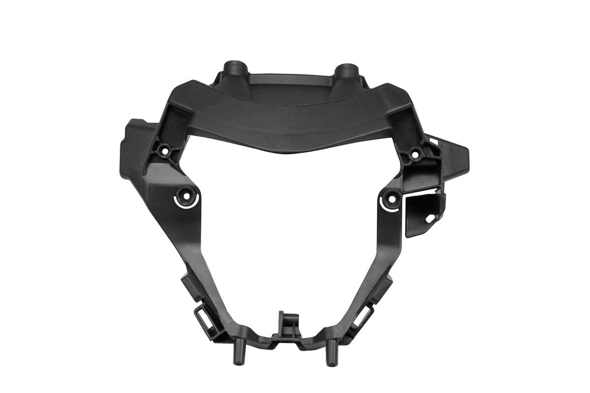 Headlight with plastic support black Headlight - Ufo Plast